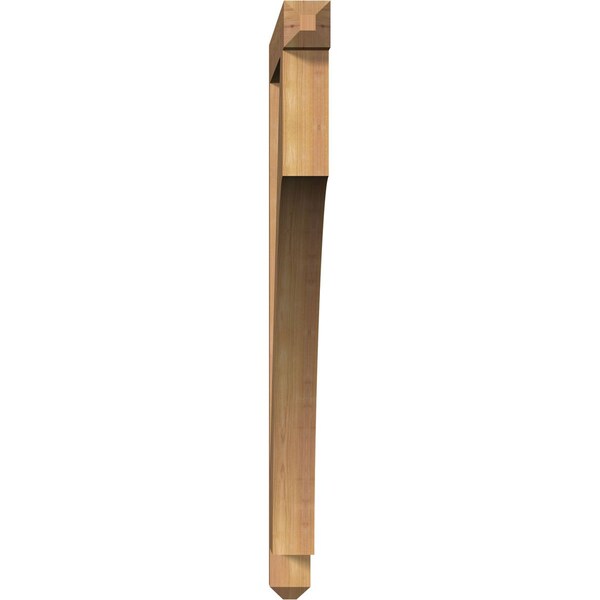 Westlake Craftsman Smooth Bracket, Western Red Cedar, 3 1/2W X 48D X 48H